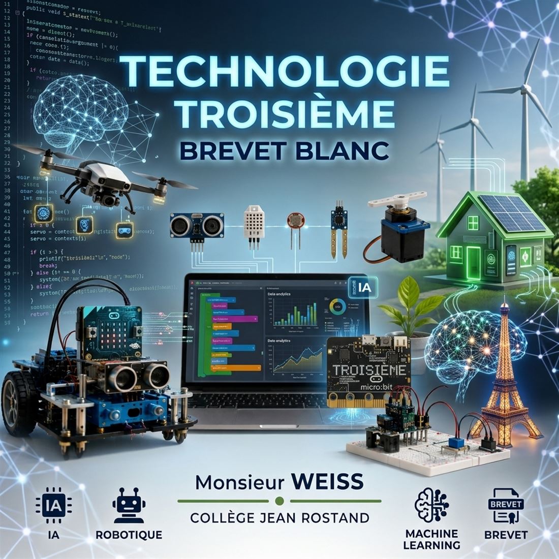 Technologie 3ᵉ — Monsieur Weiss, Collège Jean Rostand