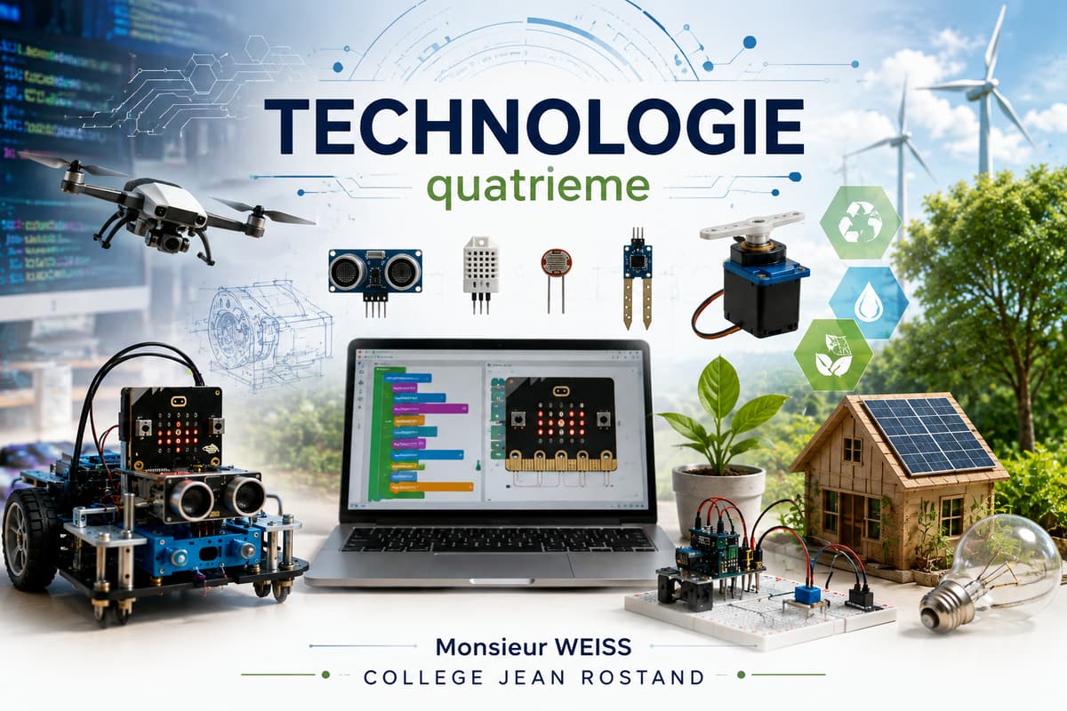 Technologie 4ᵉ — Monsieur Weiss, Collège Jean Rostand